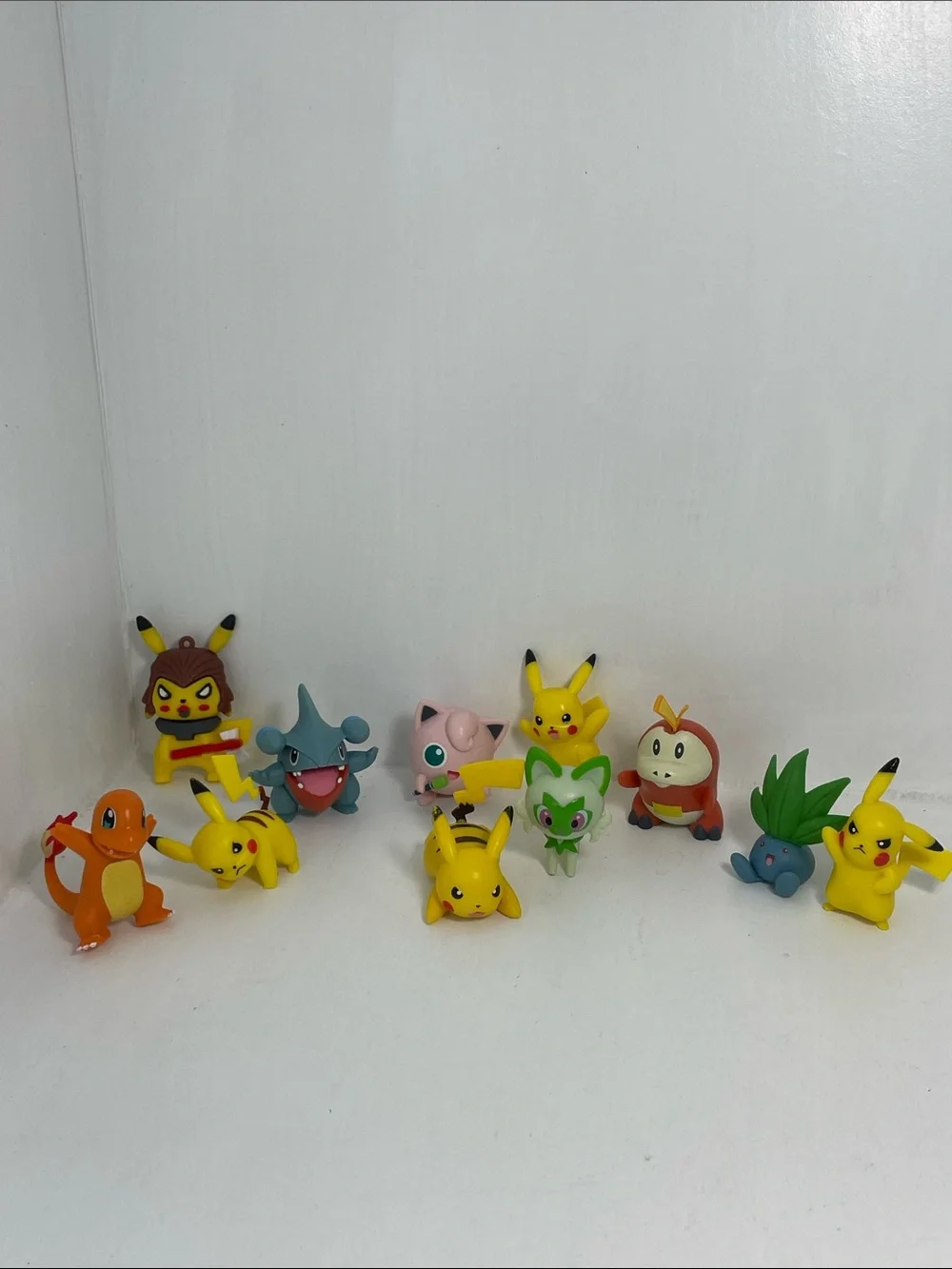Assorted Yellow Pokémon Small Pets Figure Set - 11 Pieces